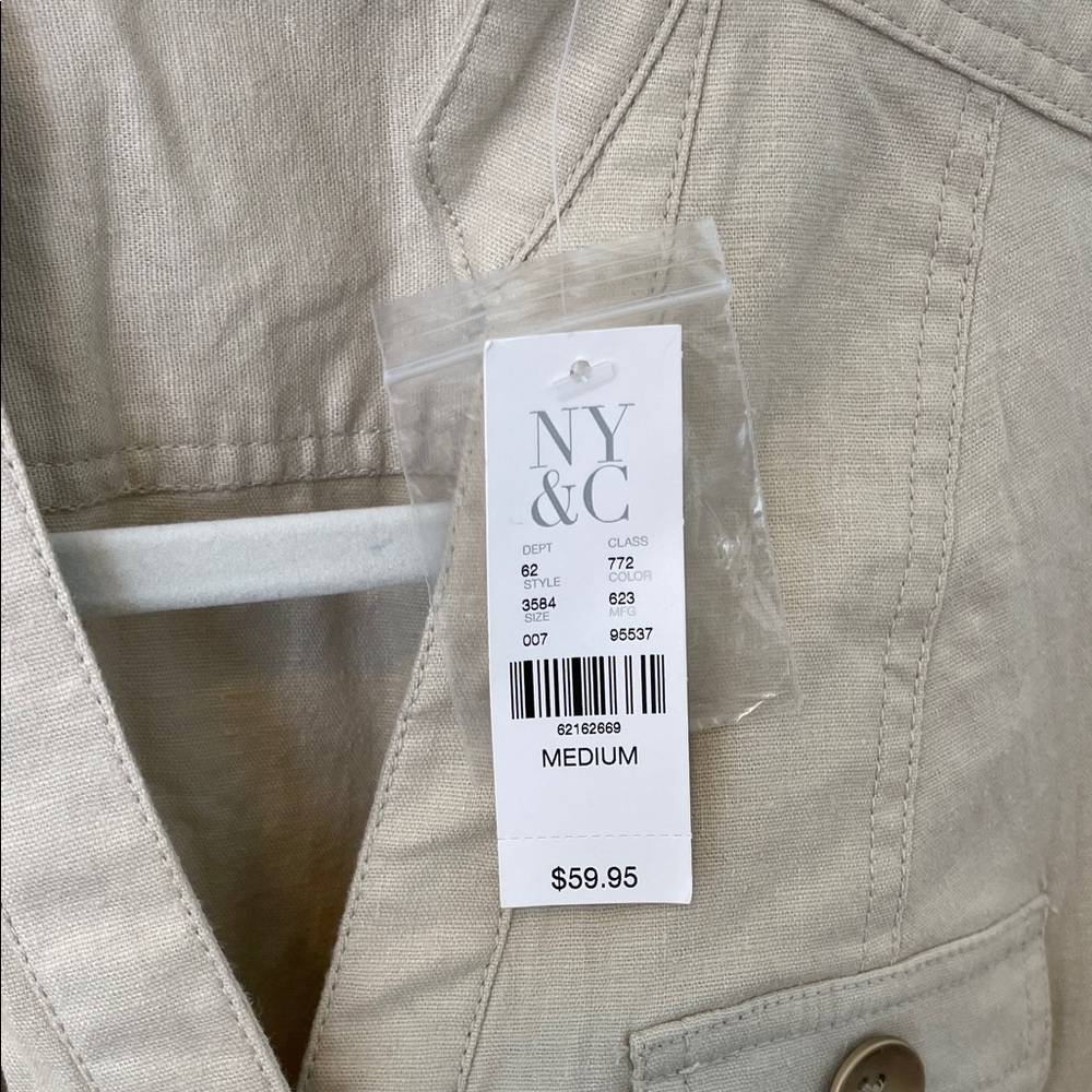 NWT New York & Company Women's Belted Dress - Picture 3 of 7